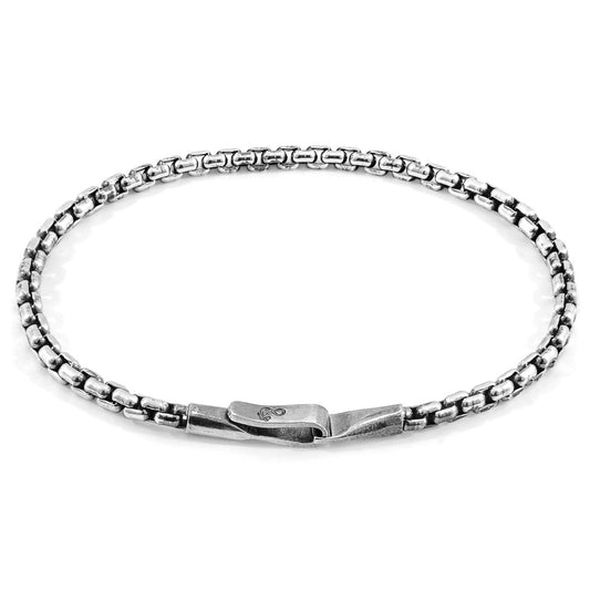 Anchor & Crew Moonraker Sail Silver Chain Bracelet