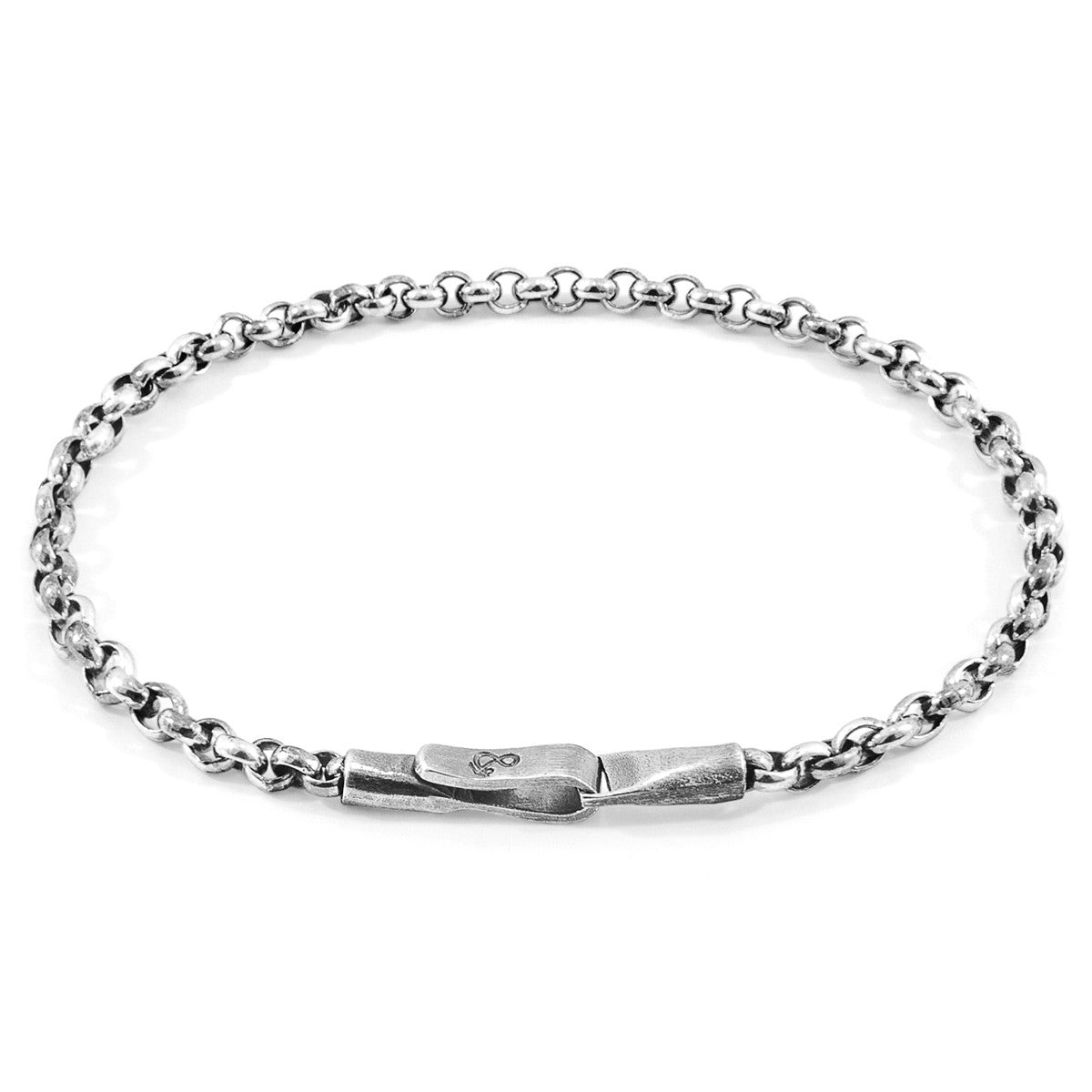 Anchor & Crew Spinnaker Sail Silver Chain Bracelet