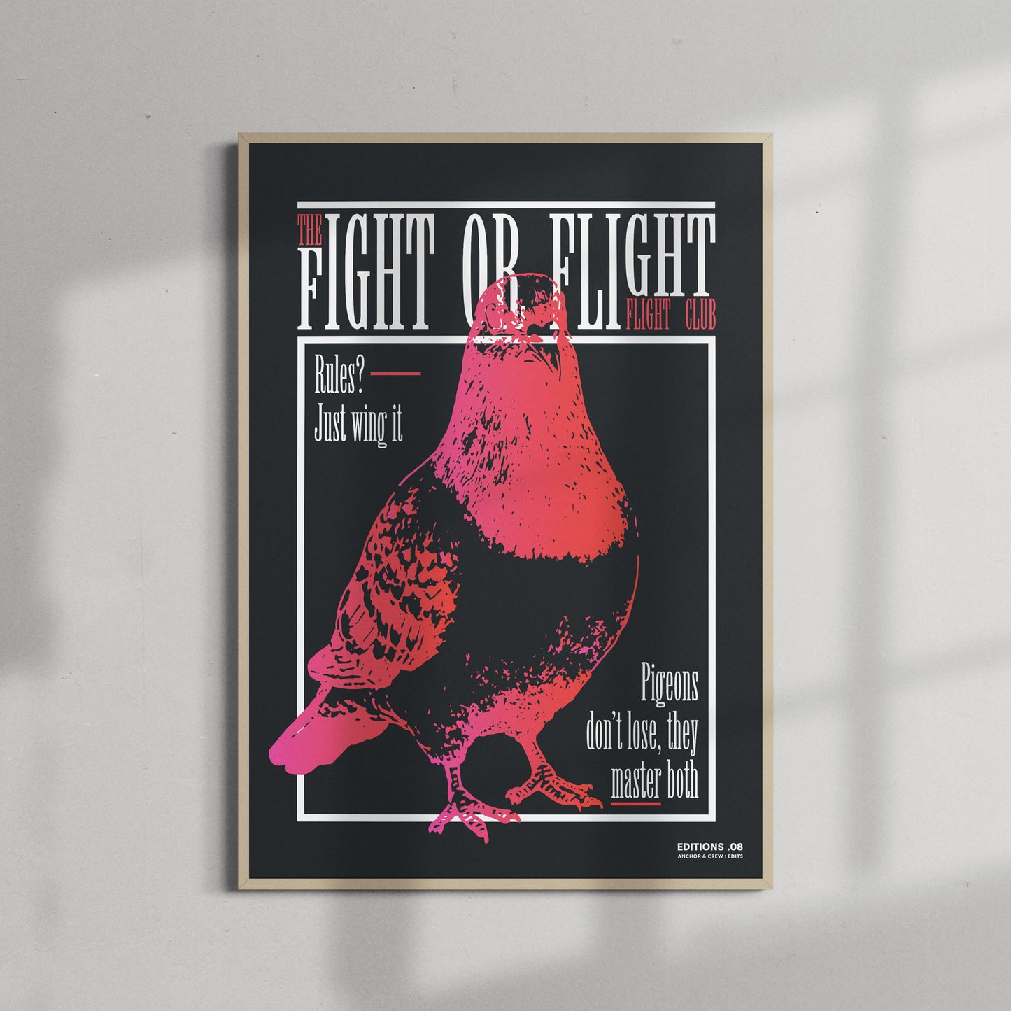 08 Fight Or Flight Club EDITIONS Matte Art Print