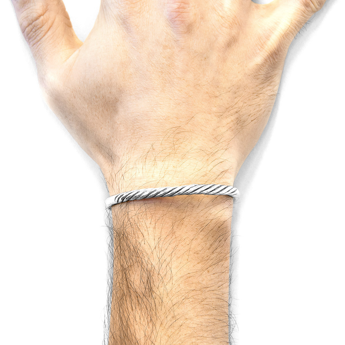 Anchor & Crew Haden Half Rope Wayfarer Bangle As Worn