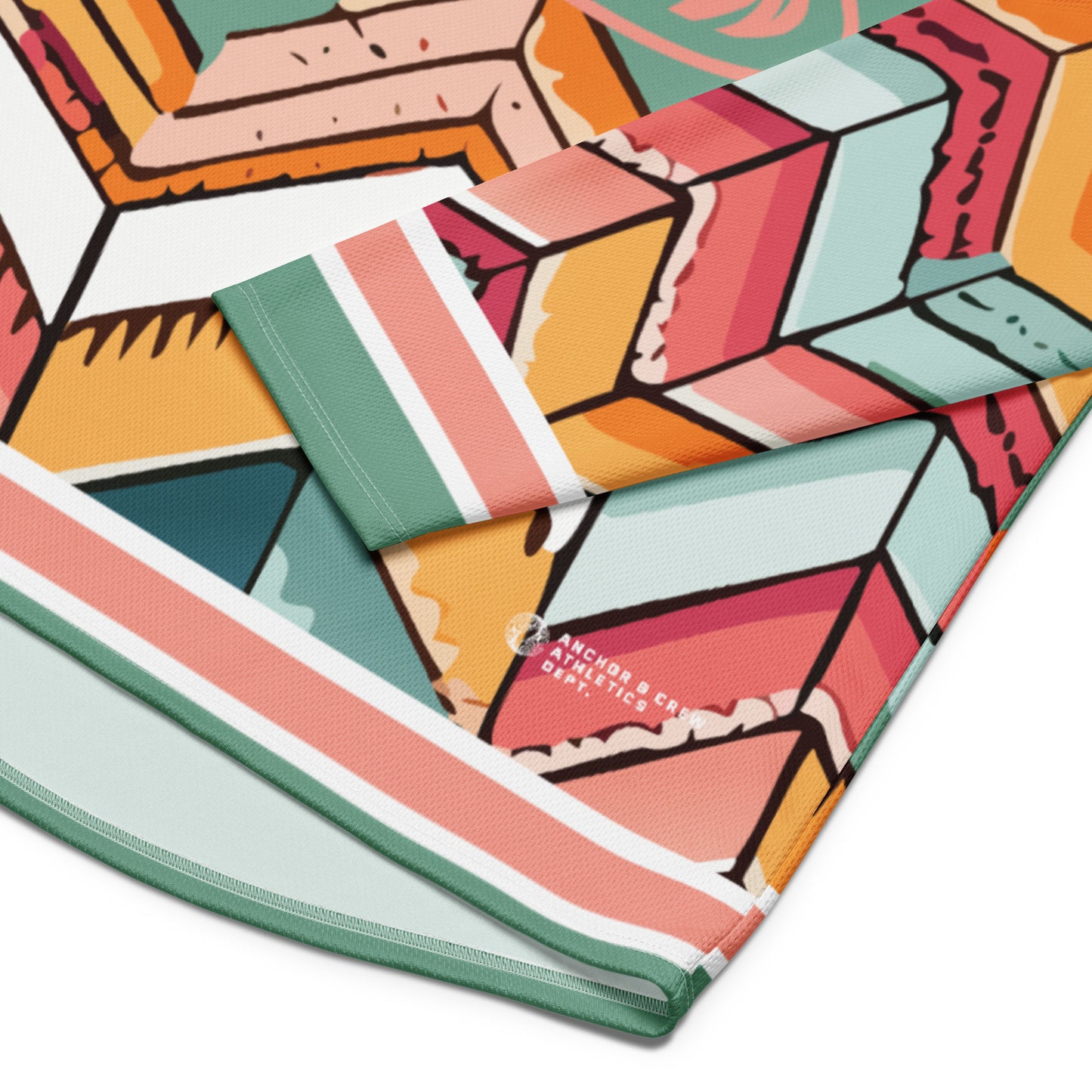 Vibrant Motif Pattern Recycled Fabric Hockey Jersey (#45)