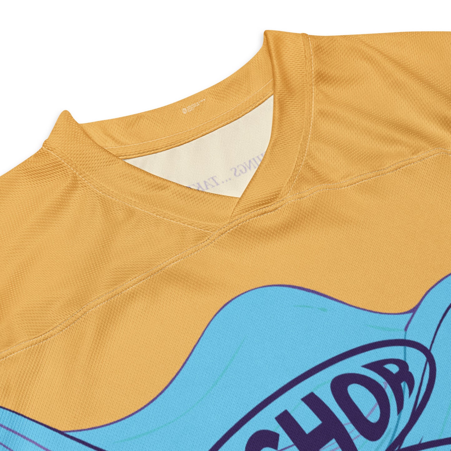 Deep Waves Pattern Recycled Fabric Hockey Jersey (#27)