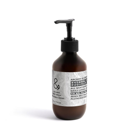 Woody Amber & Leather Natural Silk Skin Body Serum (270ml)