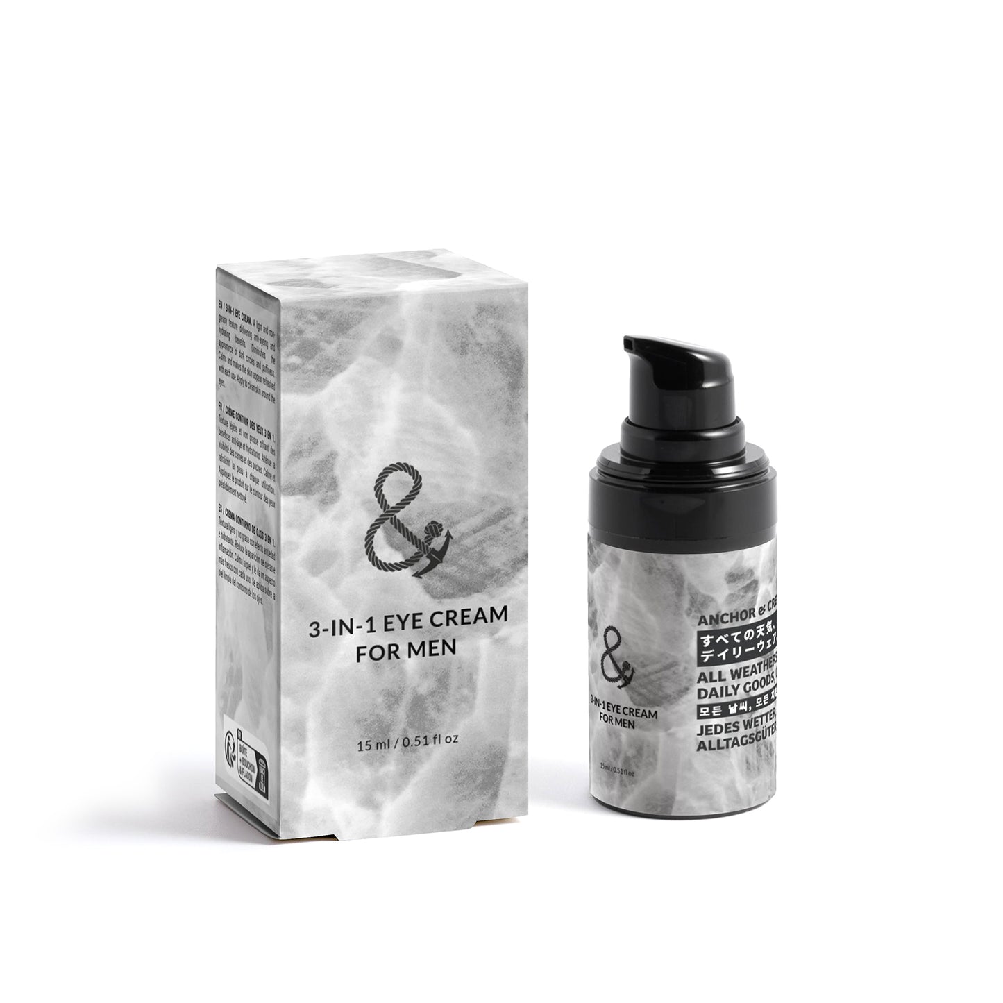 Hydrating Mens 3-In-1 Natural Eye Cream (15ml)