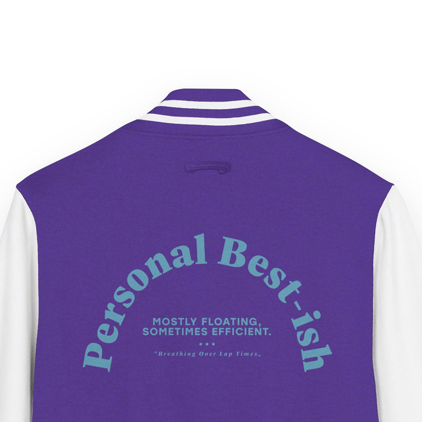 Personal Best-ish Swimming Club League Cotton Varsity Letterman Jacket