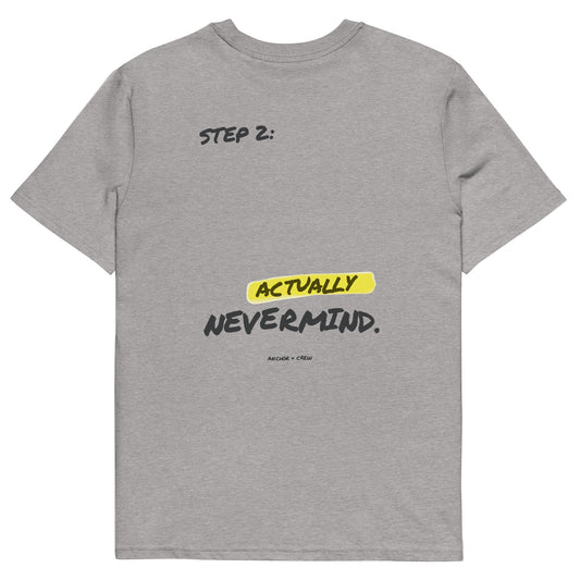Actually Nevermind Annotations Organic Cotton T-Shirt