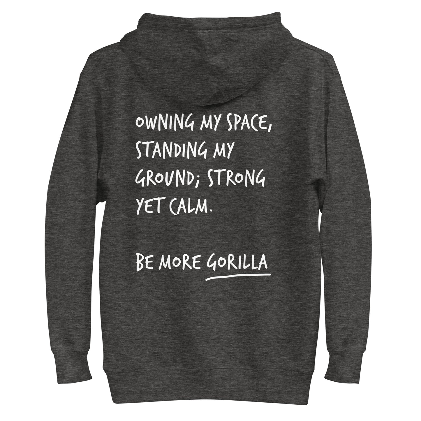 Think Ocean Gorilla Aspirations Cotton Blend Embroidered Hoodie