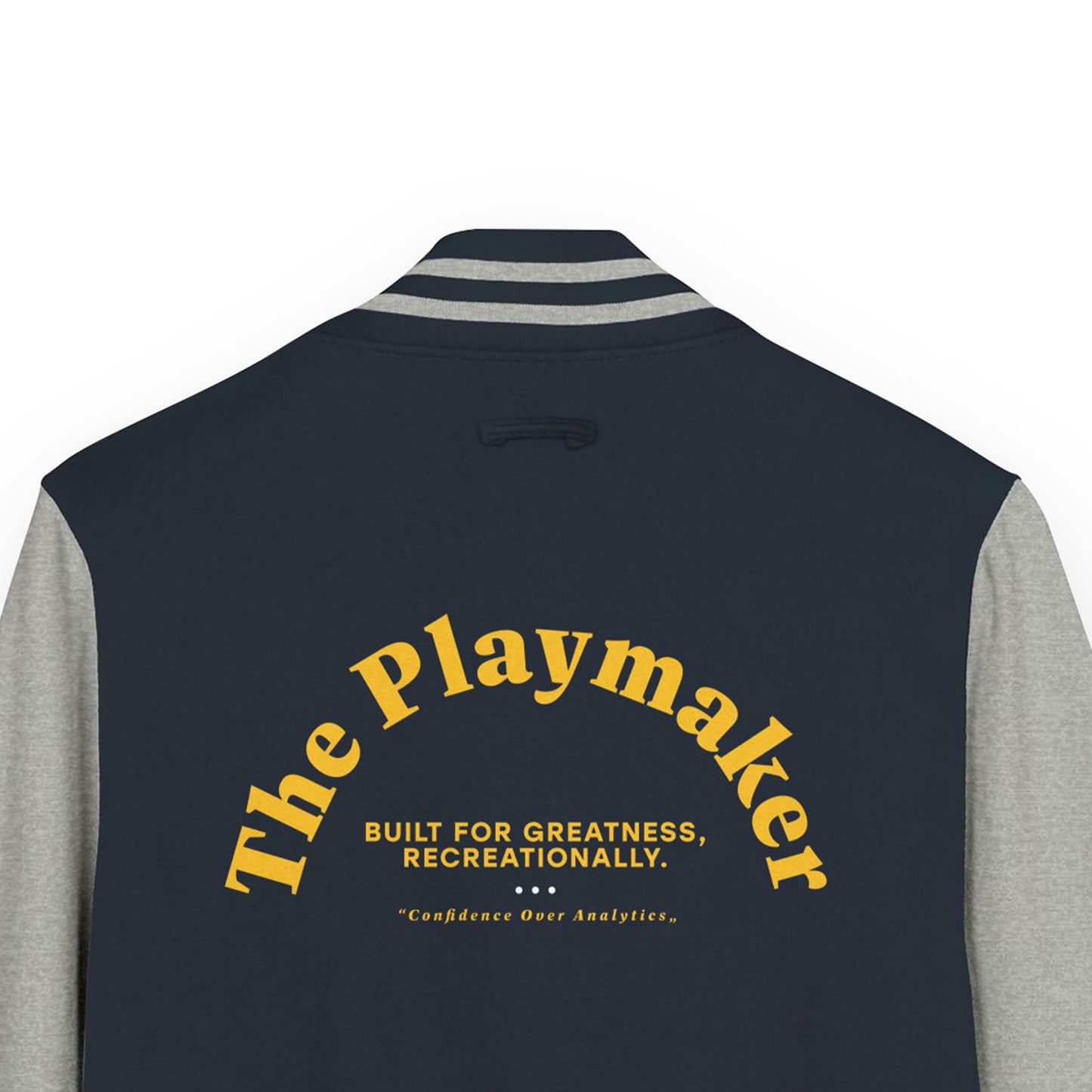 The Playmaker Basketball Club League Cotton Varsity Letterman Jacket