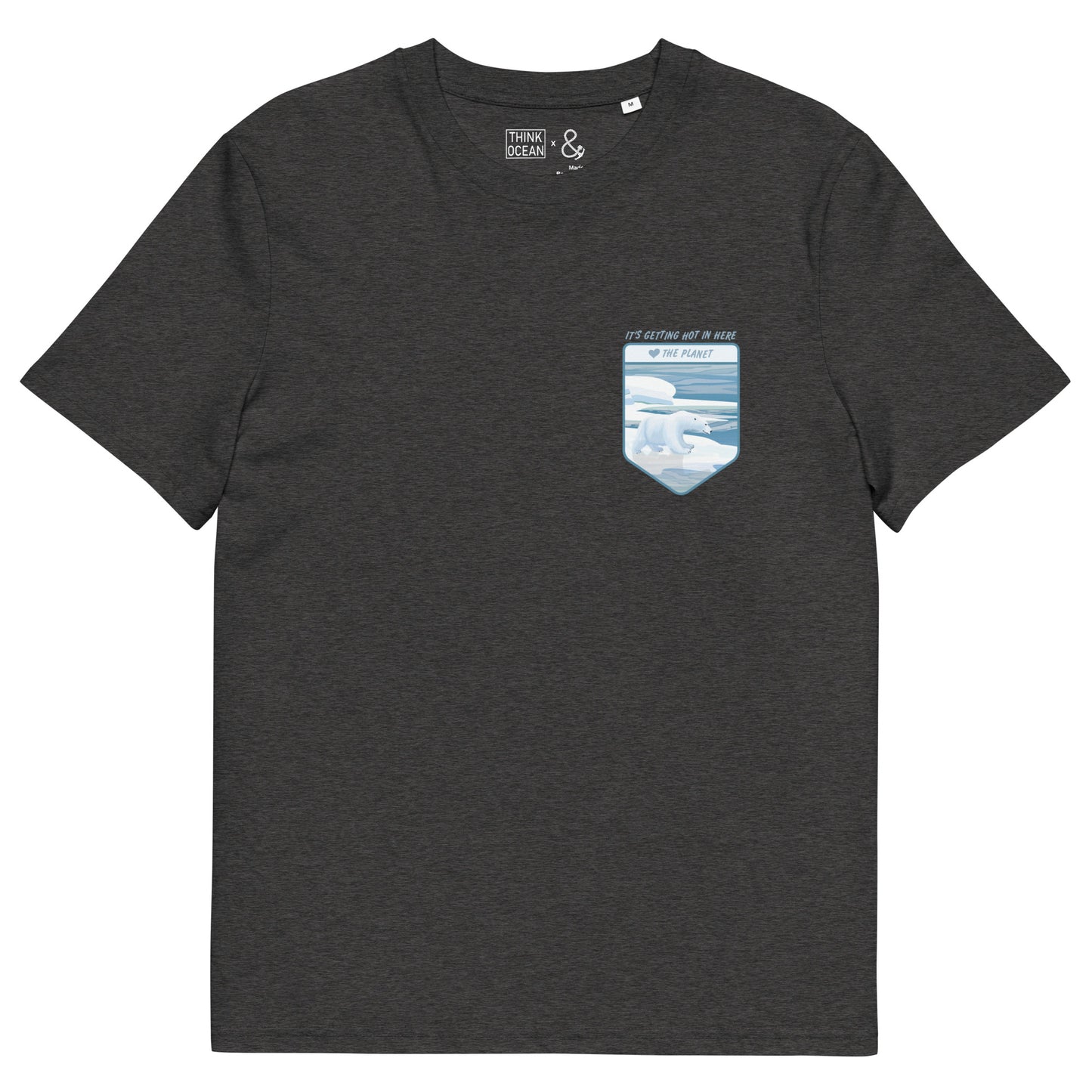 Think Ocean Polar Bear Love The Planet Organic Cotton T-Shirt