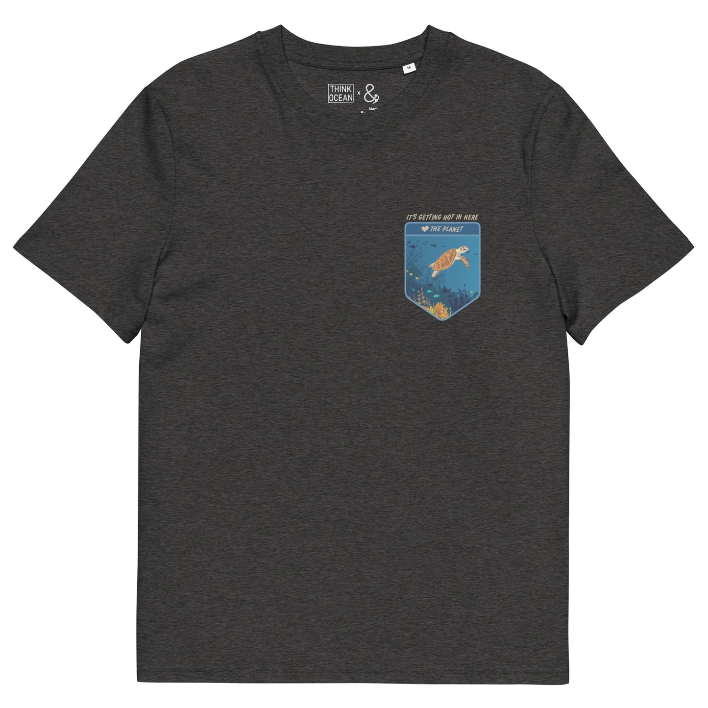 Think Ocean Turtle Love The Planet Organic Cotton T-Shirt