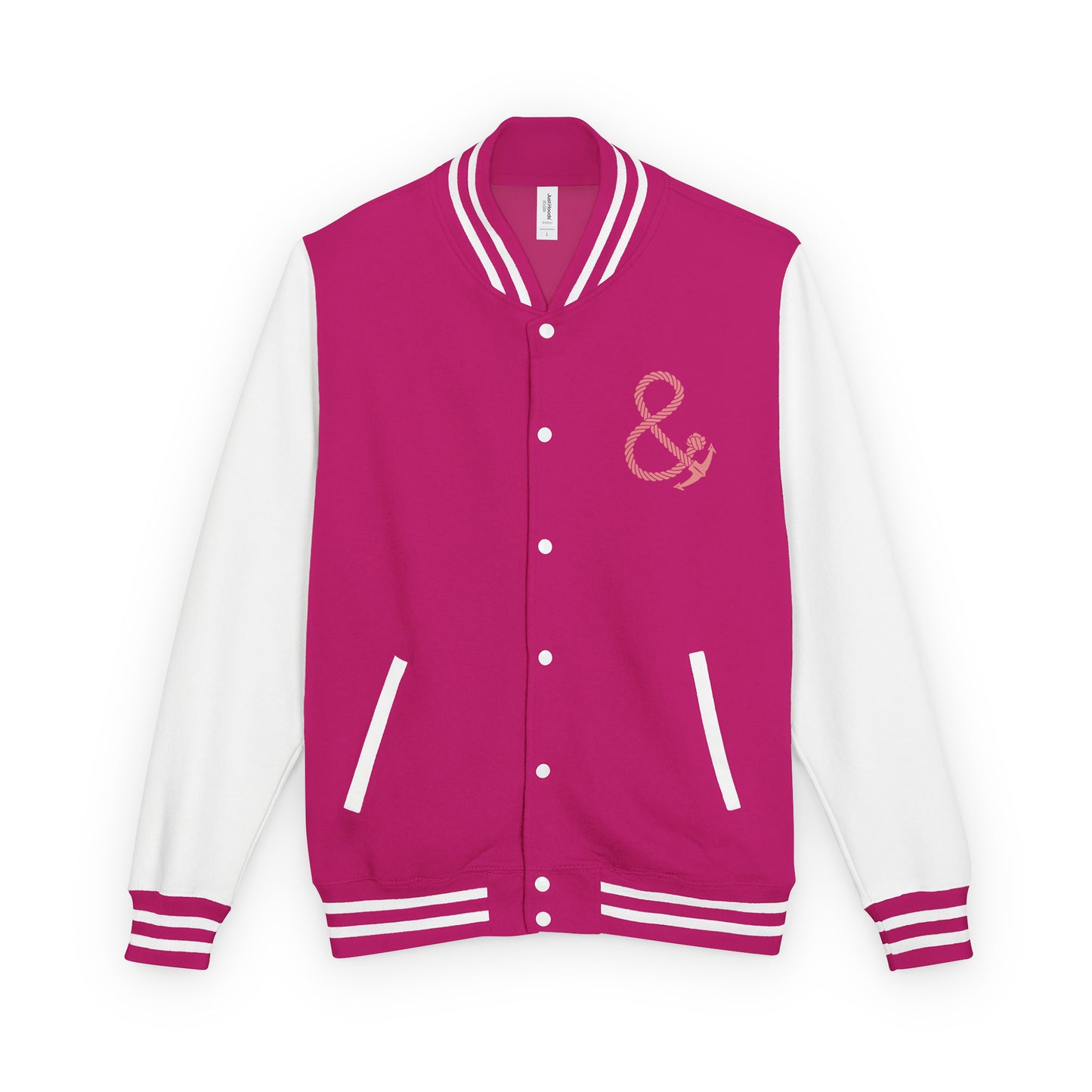 Court Etiquette Tennis Club League Cotton Varsity Letterman Jacket