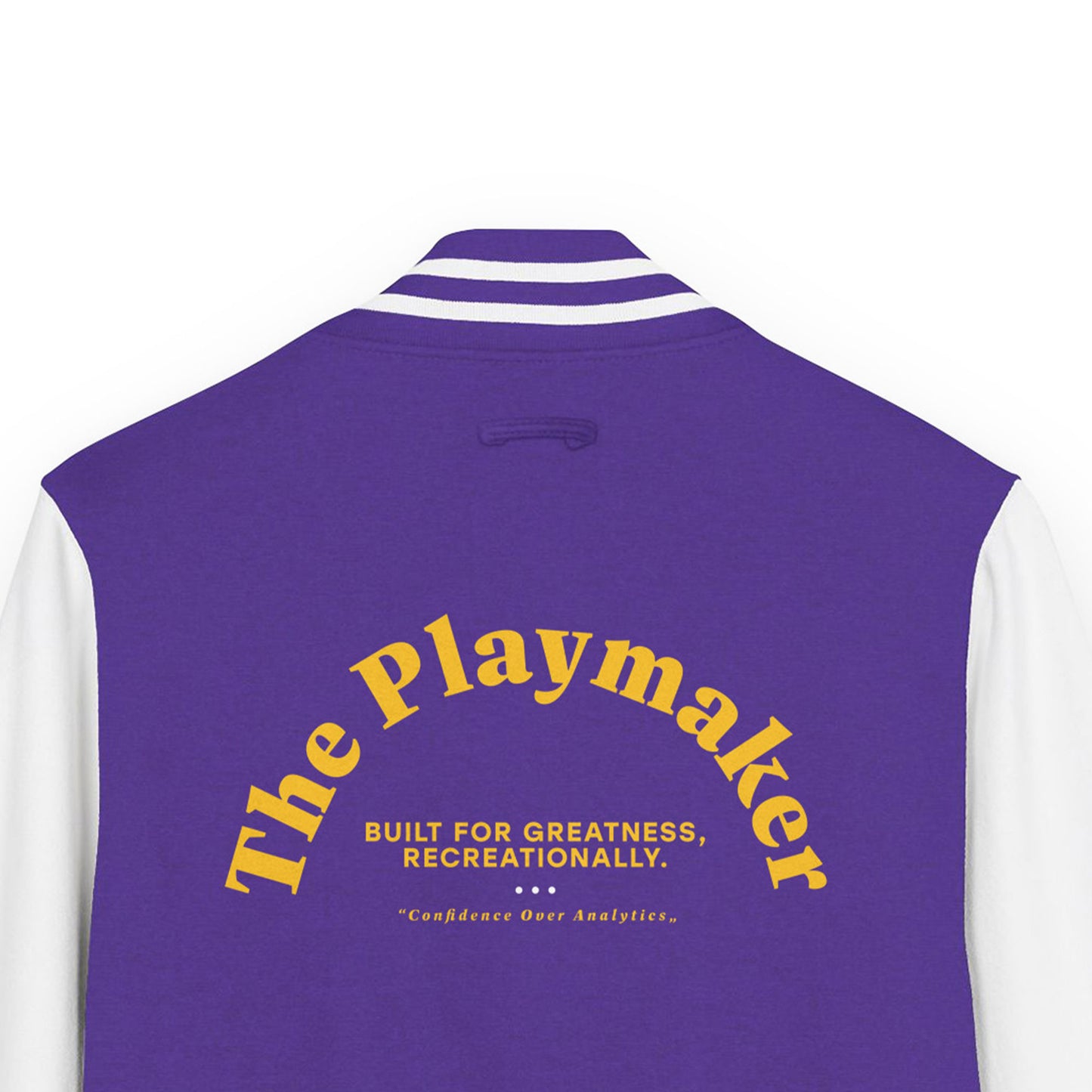 The Playmaker Basketball Club League Cotton Varsity Letterman Jacket