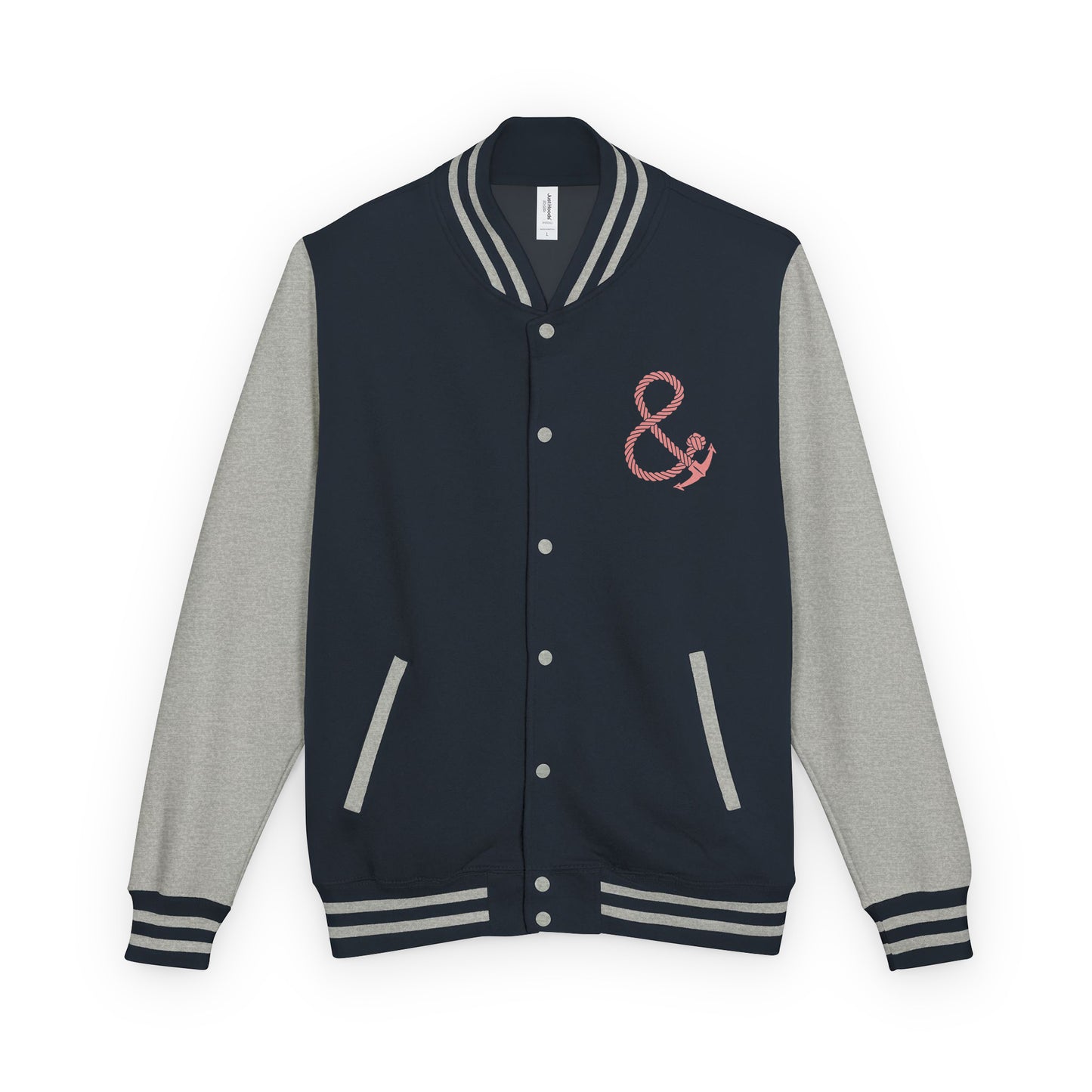 Court Etiquette Tennis Club League Cotton Varsity Letterman Jacket
