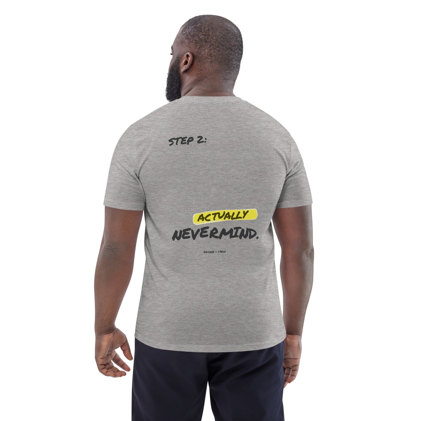 Actually Nevermind Annotations Organic Cotton T-Shirt