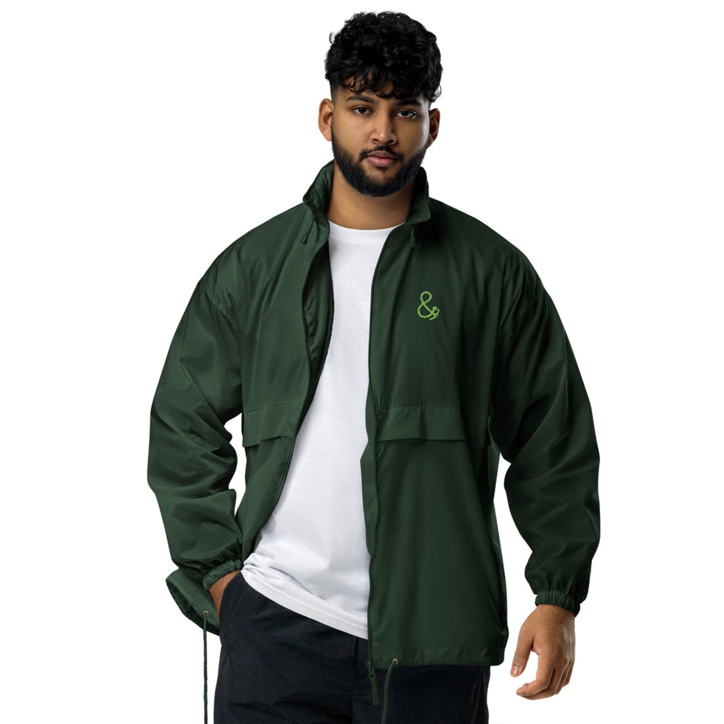 Under Pressure Sports Club League Embroidered Windbreaker Coat