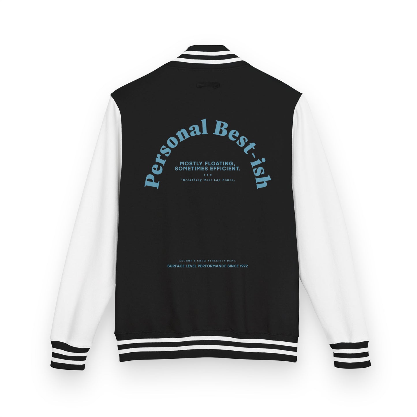 Personal Best-ish Swimming Club League Cotton Varsity Letterman Jacket