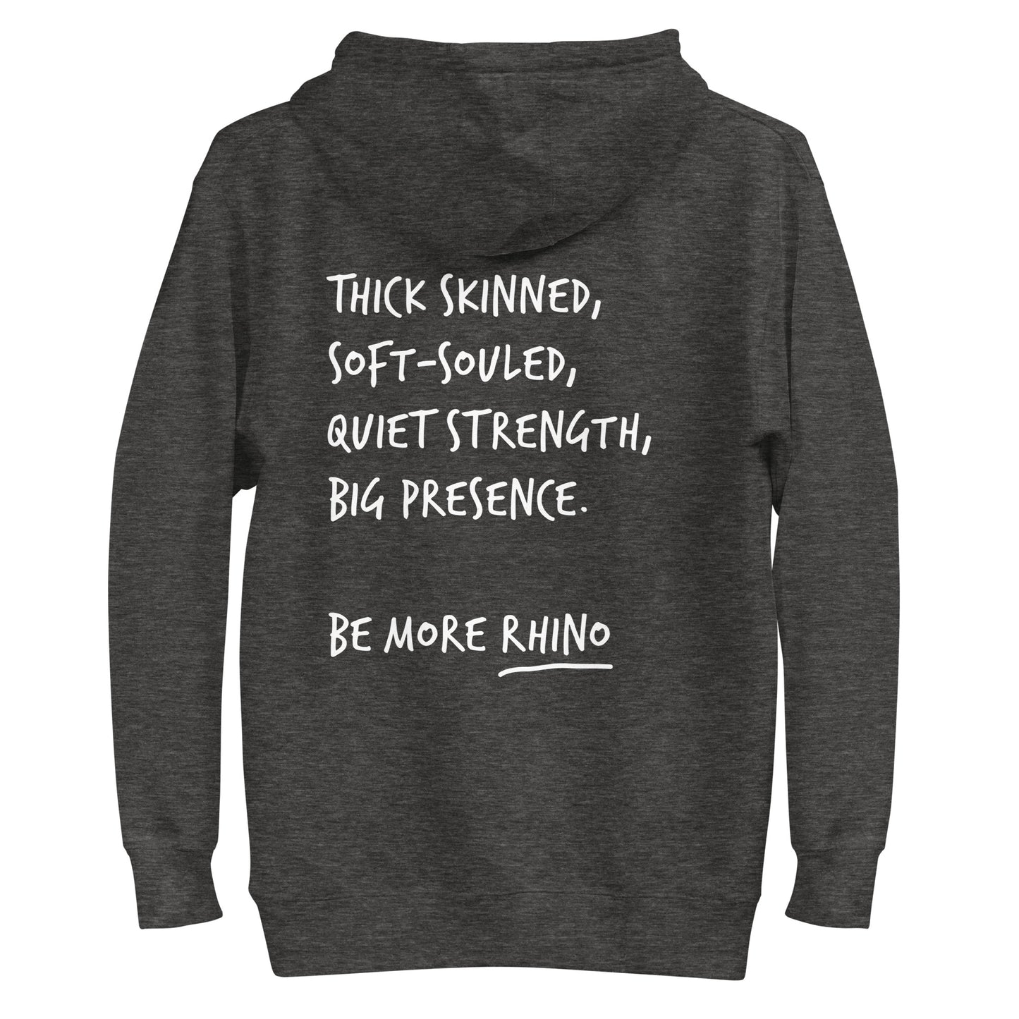 Think Ocean Rhino Aspirations Cotton Blend Embroidered Hoodie