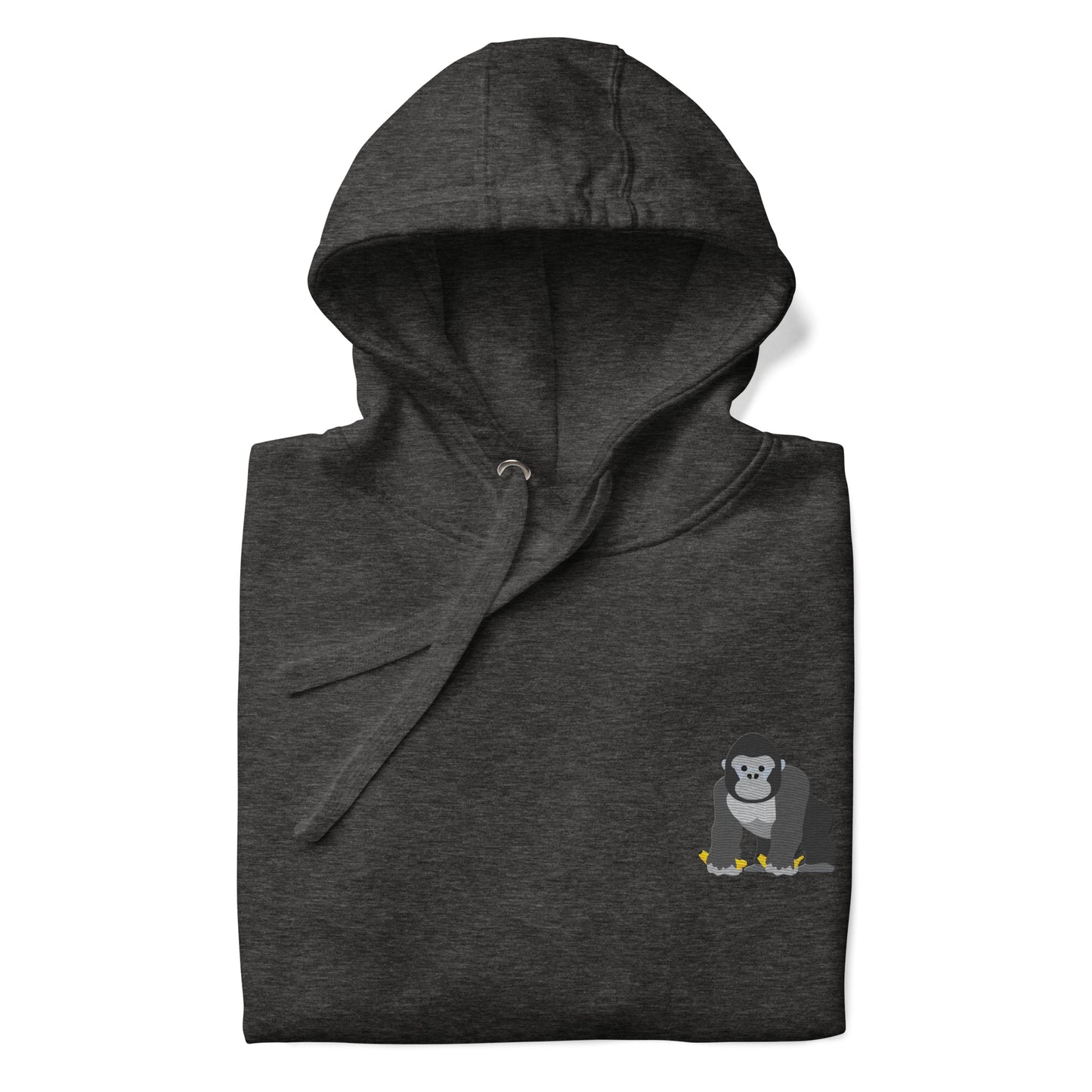 Think Ocean Gorilla Aspirations Cotton Blend Embroidered Hoodie