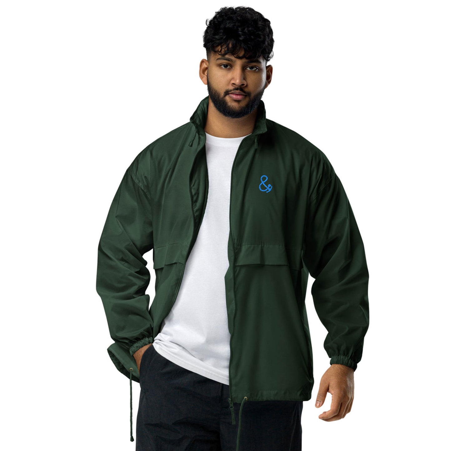 Surface Level Sports Club League Embroidered Windbreaker Coat