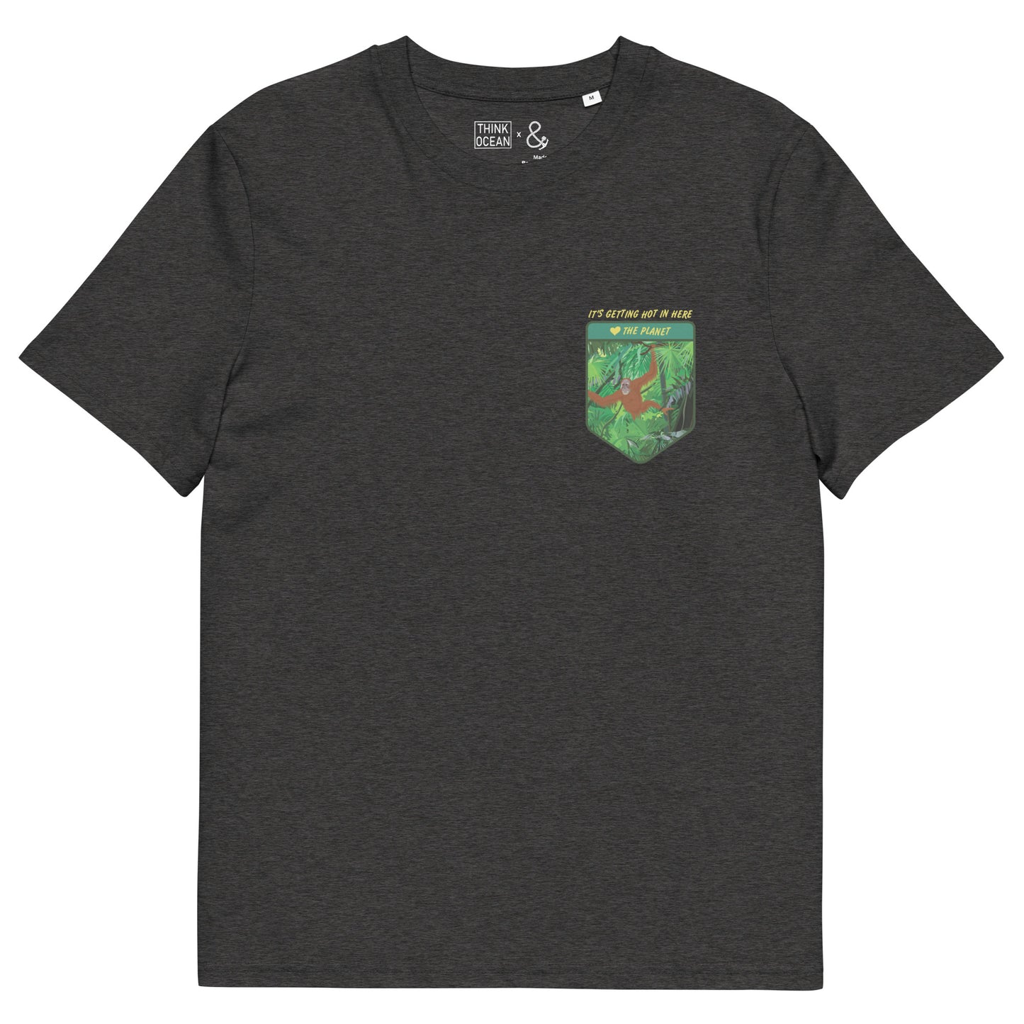 Think Ocean Orangutan Love The Planet Organic Cotton T-Shirt