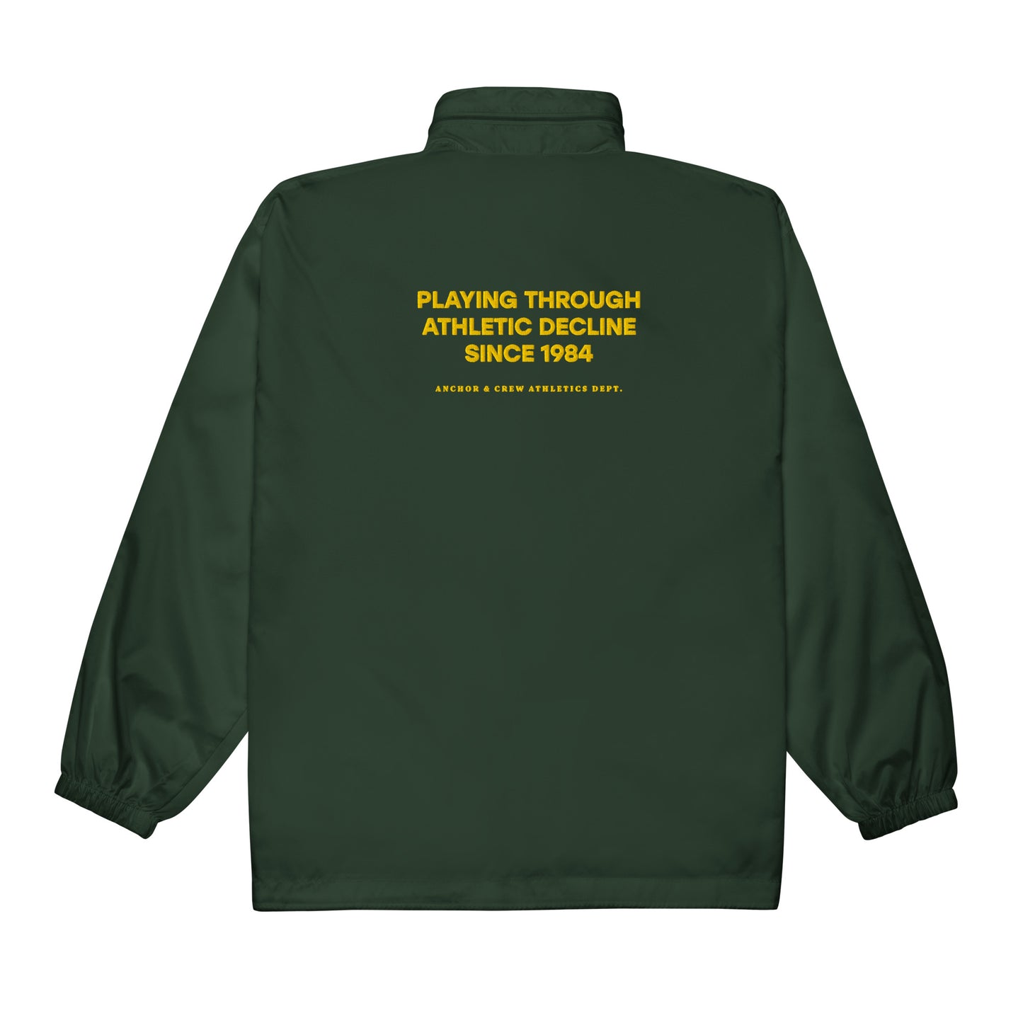 Athletic Decline Sports Club League Embroidered Windbreaker Coat