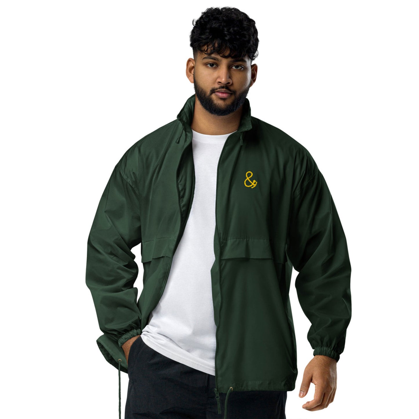 Athletic Decline Sports Club League Embroidered Windbreaker Coat