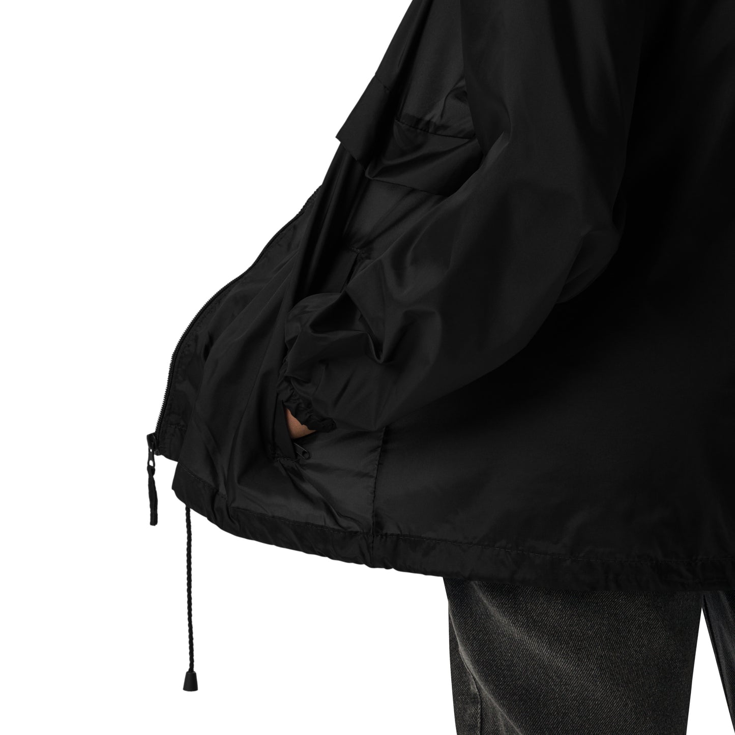 Too Long & Low Sports Club League Embroidered Windbreaker Coat