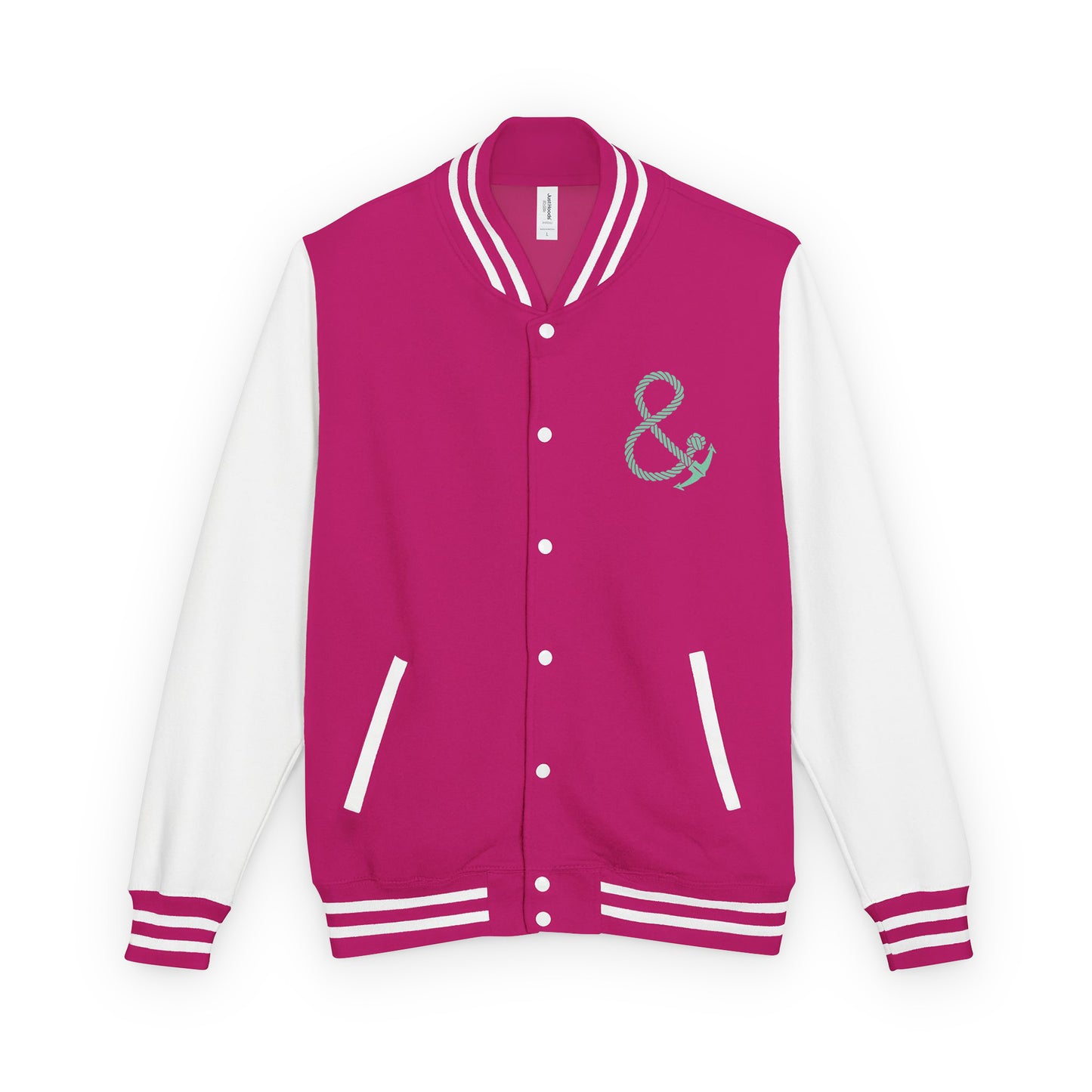 Set Point Social Volleyball Club League Cotton Varsity Letterman Jacket