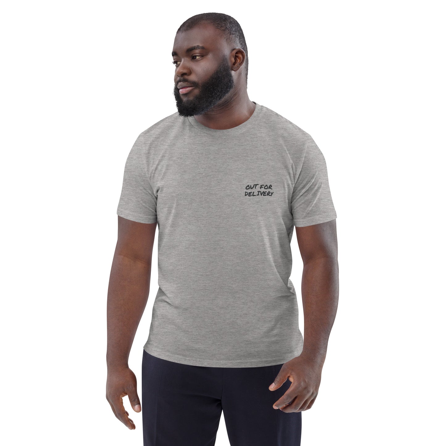 Out For Delivery Annotations Organic Cotton T-Shirt