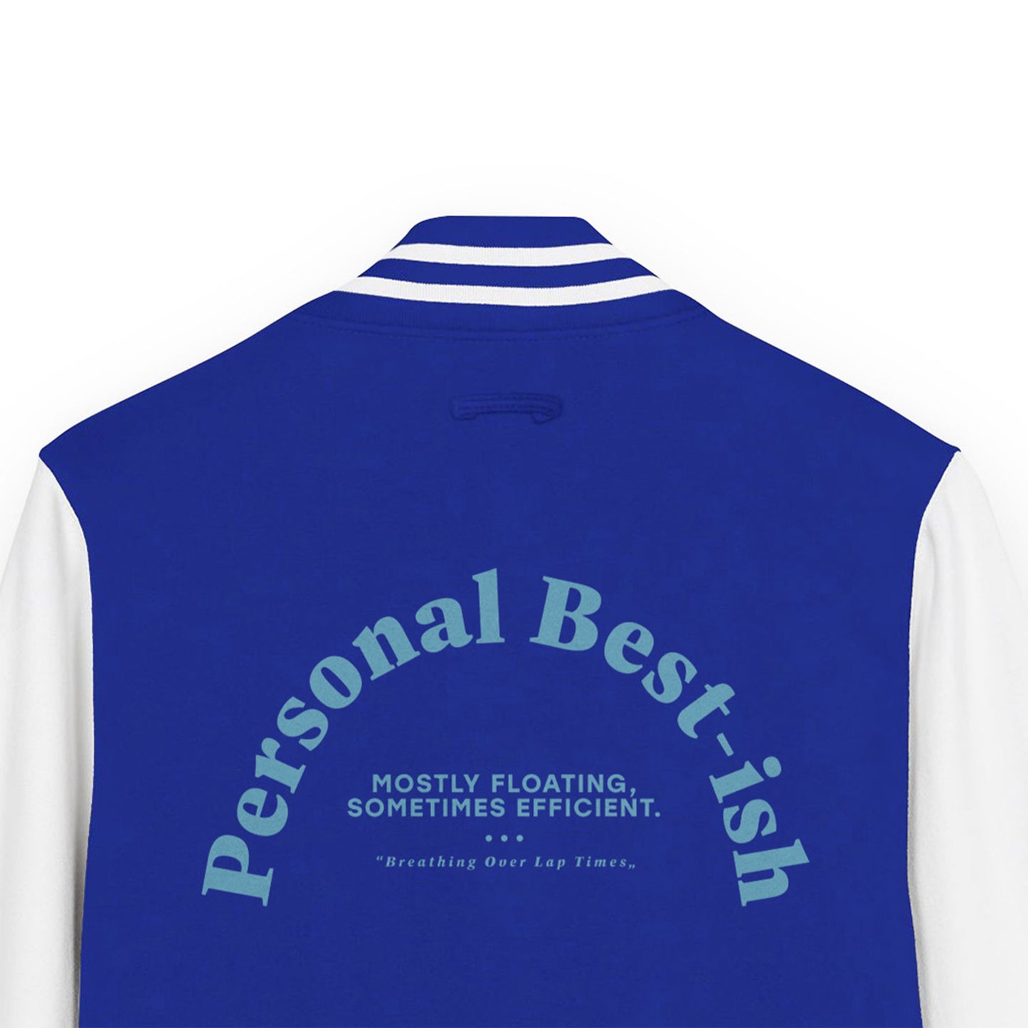 Personal Best-ish Swimming Club League Cotton Varsity Letterman Jacket