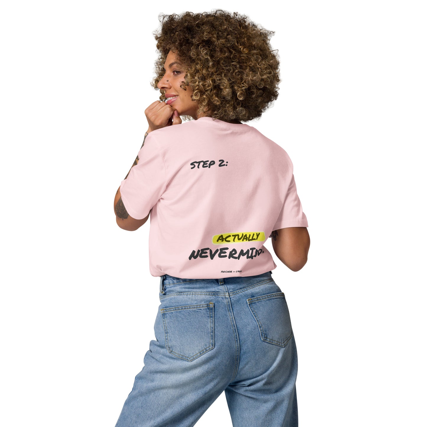 Actually Nevermind Annotations Organic Cotton T-Shirt