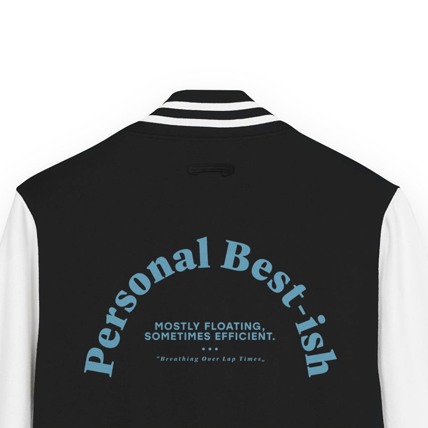 Personal Best-ish Swimming Club League Cotton Varsity Letterman Jacket