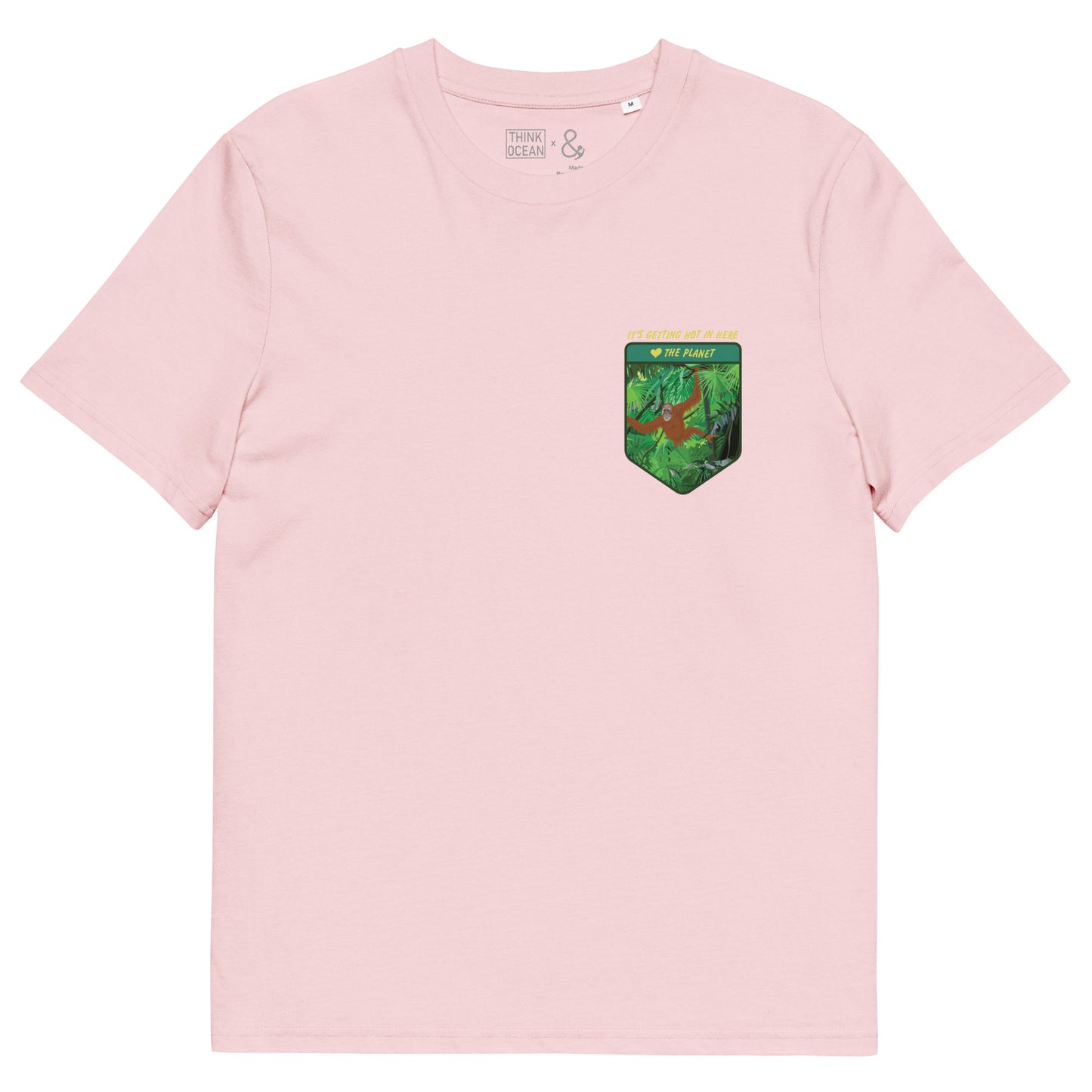 Think Ocean Orangutan Love The Planet Organic Cotton T-Shirt
