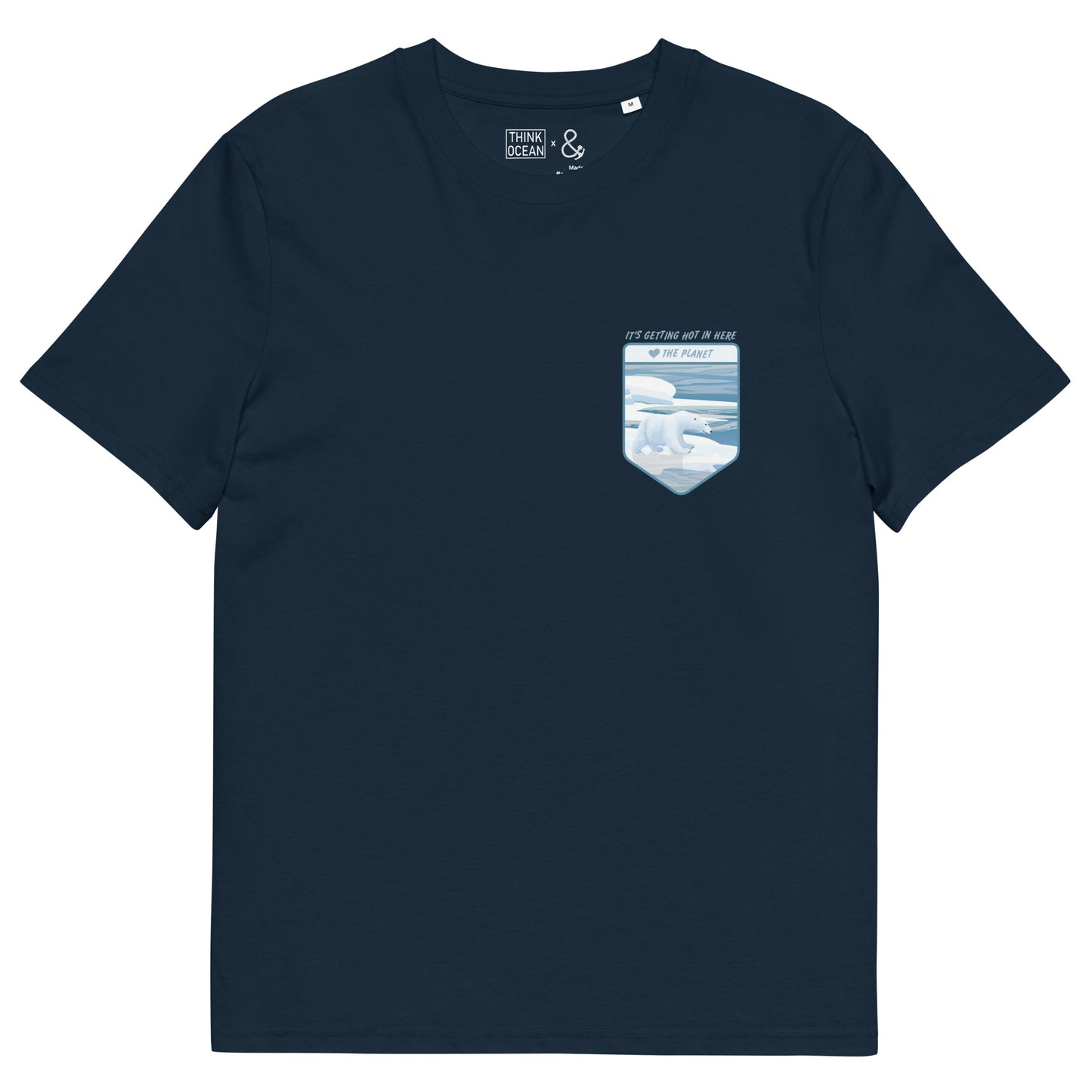 Think Ocean Polar Bear Love The Planet Organic Cotton T-Shirt