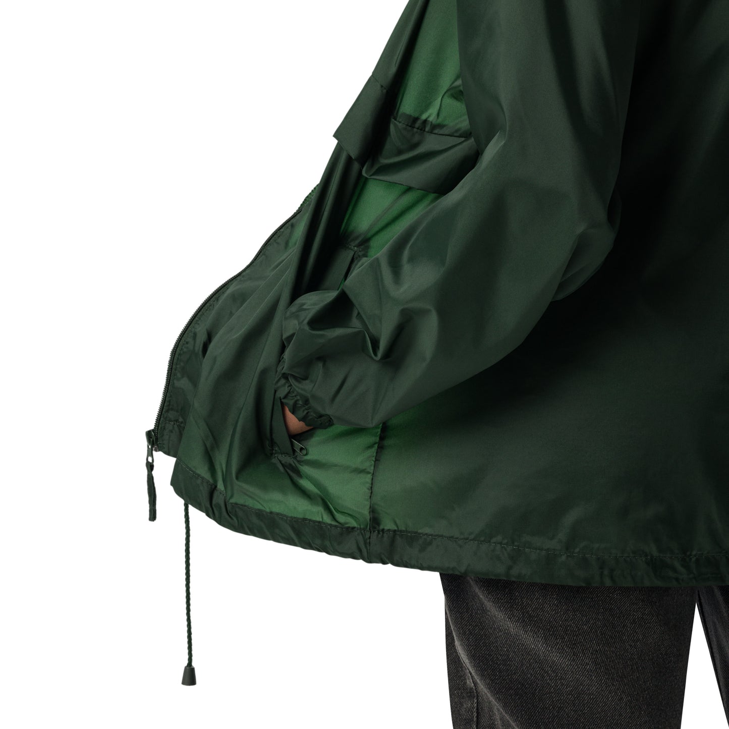 Too Long & Low Sports Club League Embroidered Windbreaker Coat