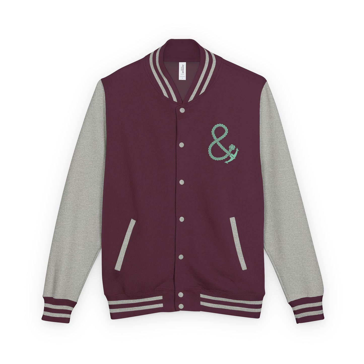 Set Point Social Volleyball Club League Cotton Varsity Letterman Jacket