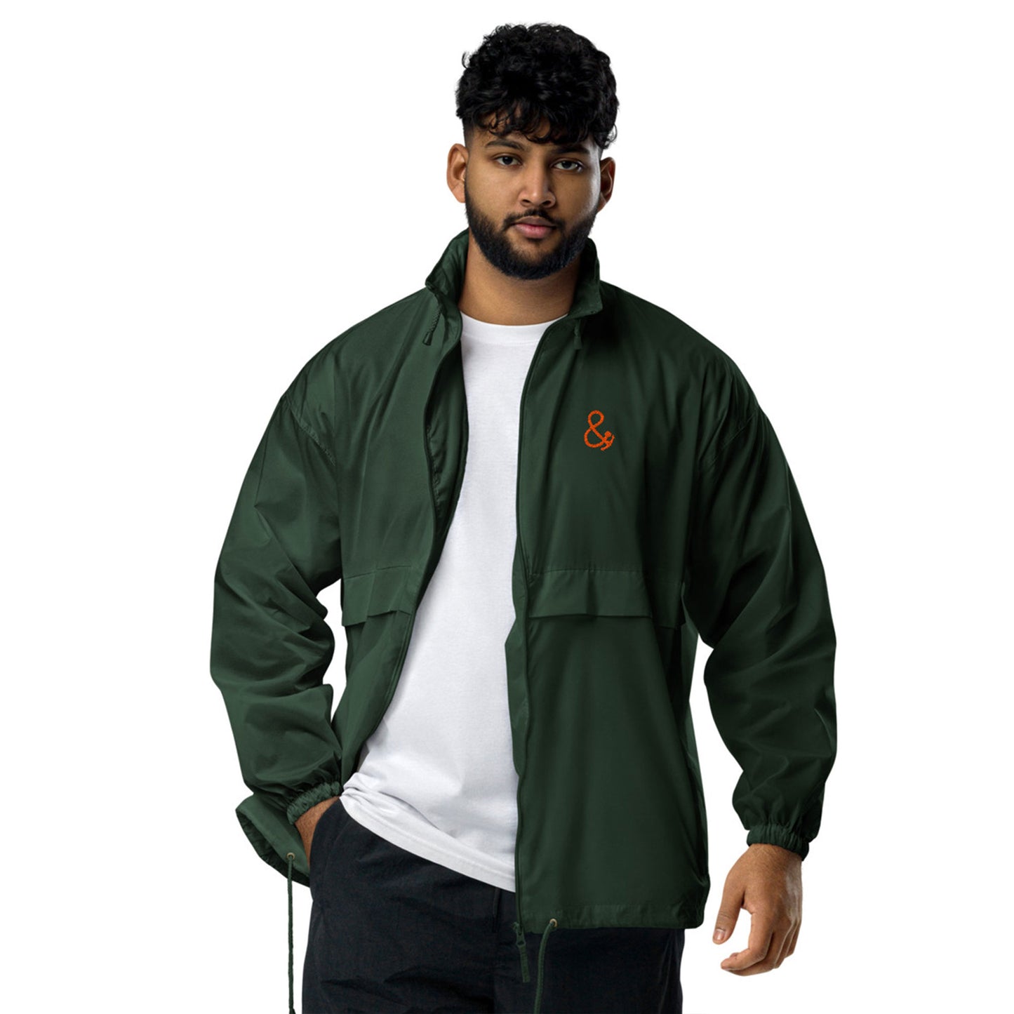 Too Long & Low Sports Club League Embroidered Windbreaker Coat