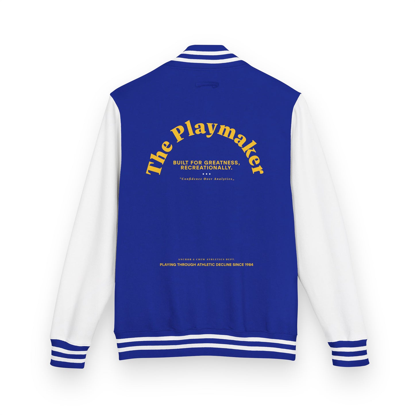 The Playmaker Basketball Club League Cotton Varsity Letterman Jacket