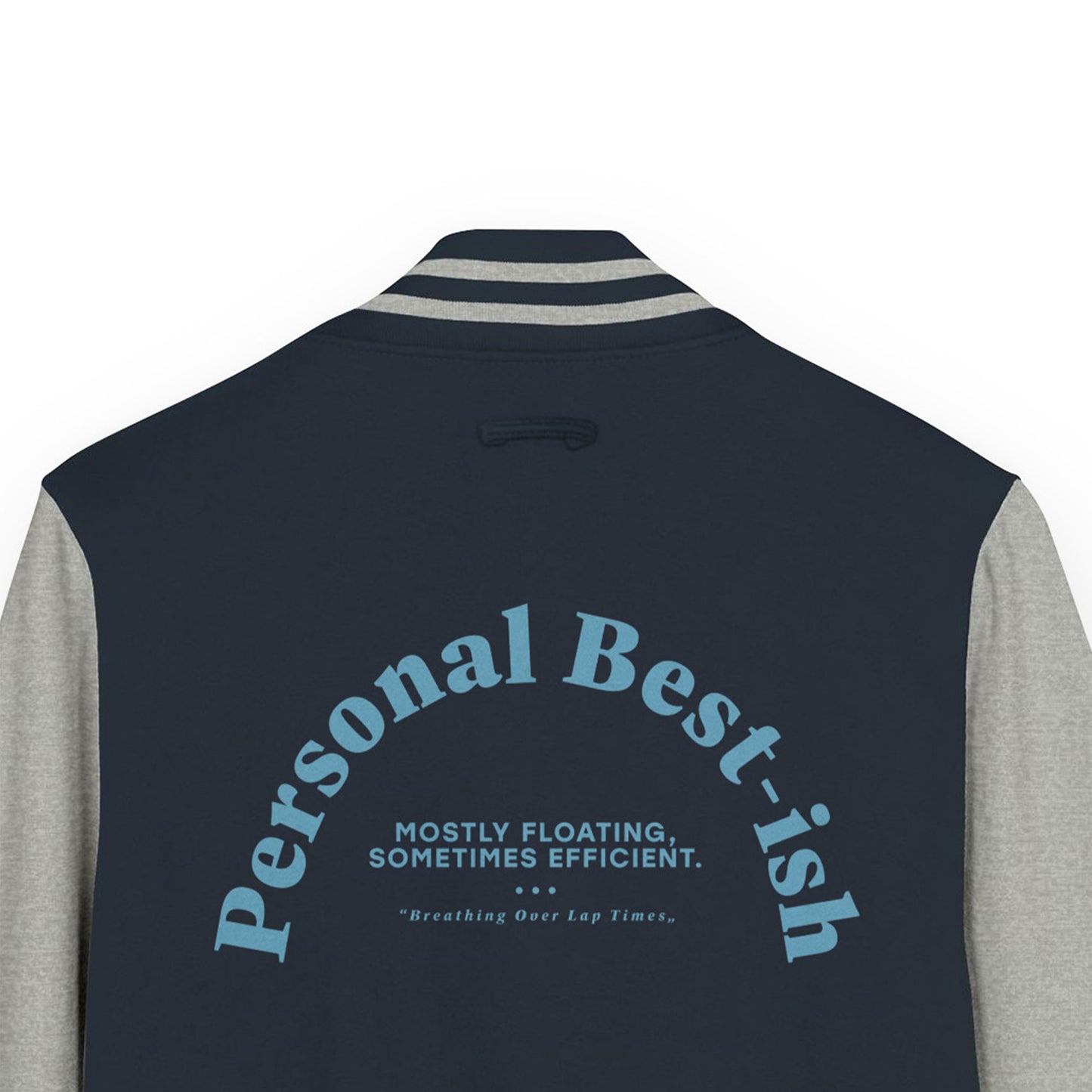 Personal Best-ish Swimming Club League Cotton Varsity Letterman Jacket