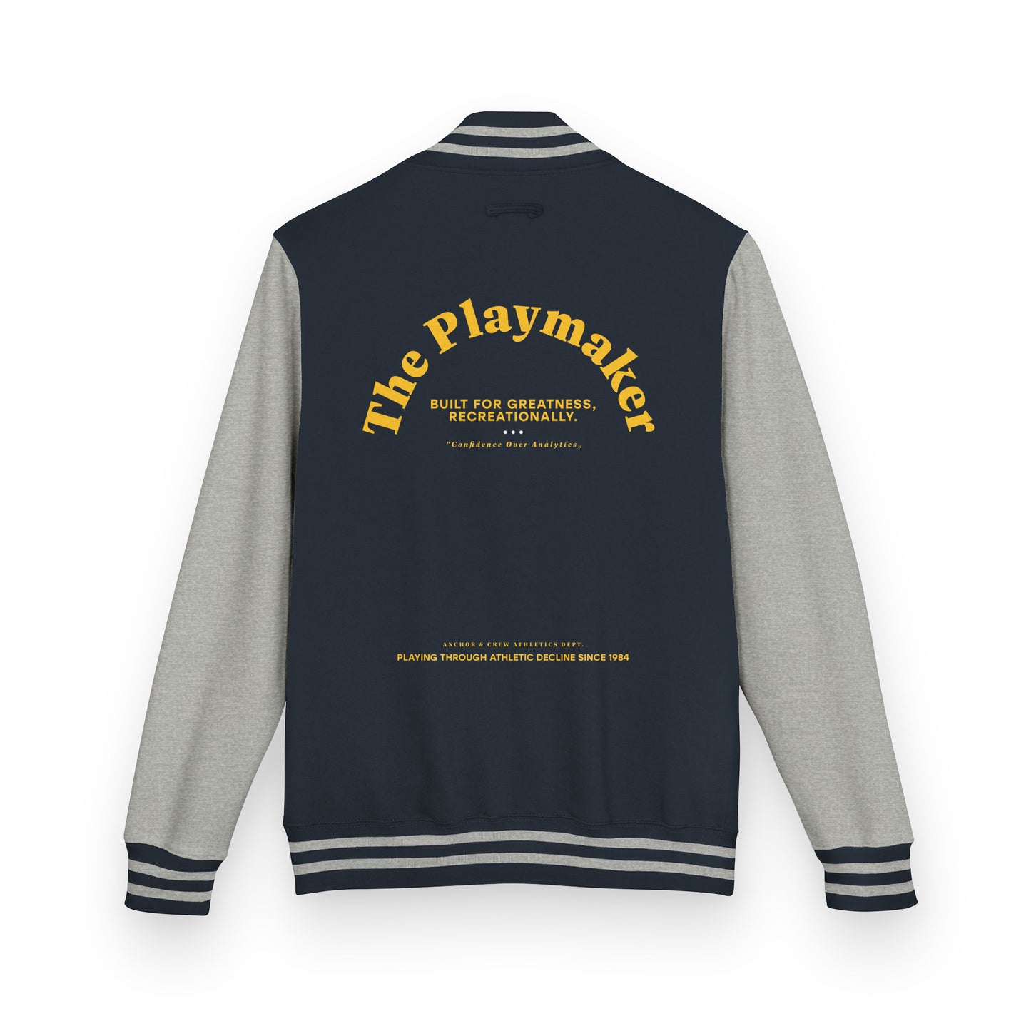 The Playmaker Basketball Club League Cotton Varsity Letterman Jacket