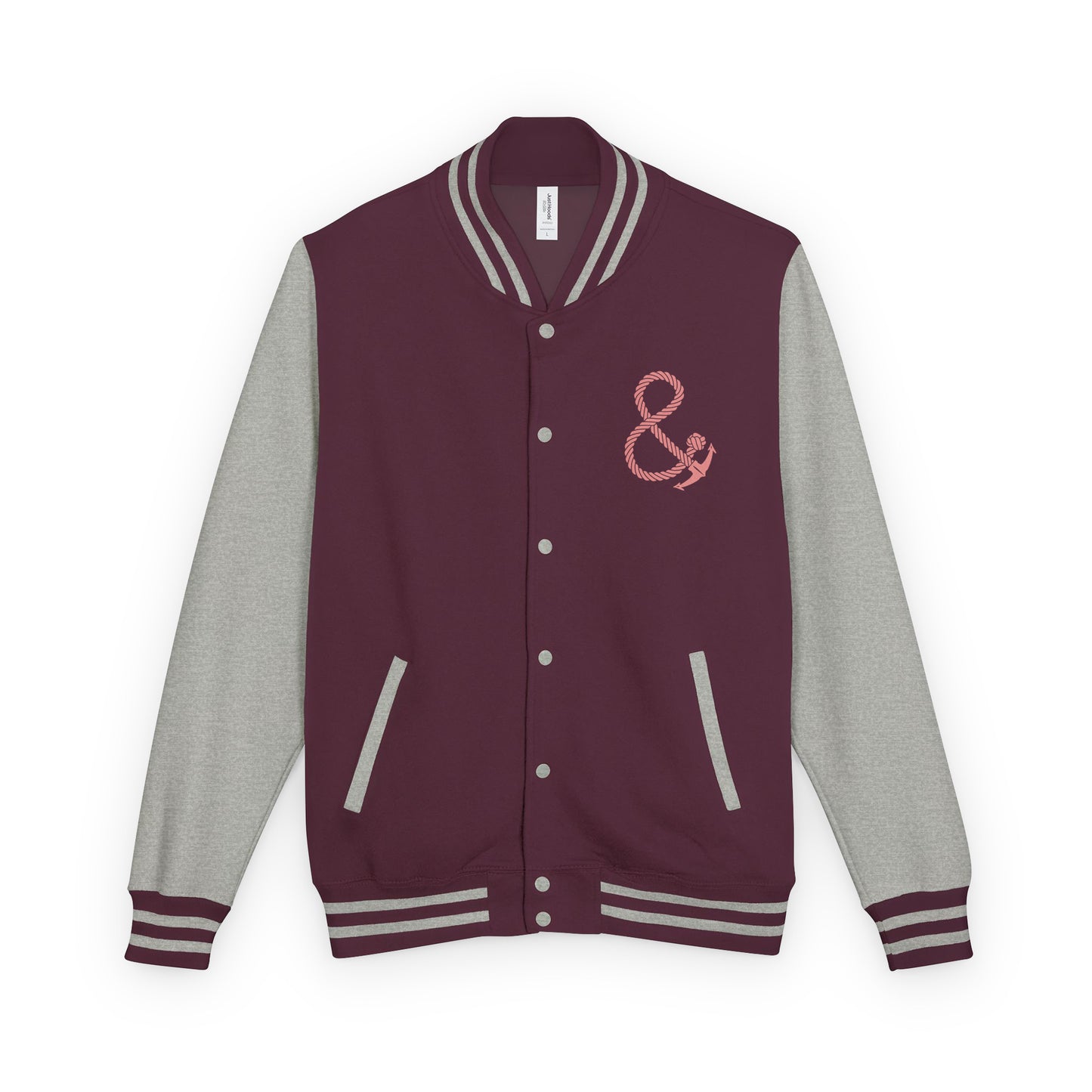 Court Etiquette Tennis Club League Cotton Varsity Letterman Jacket