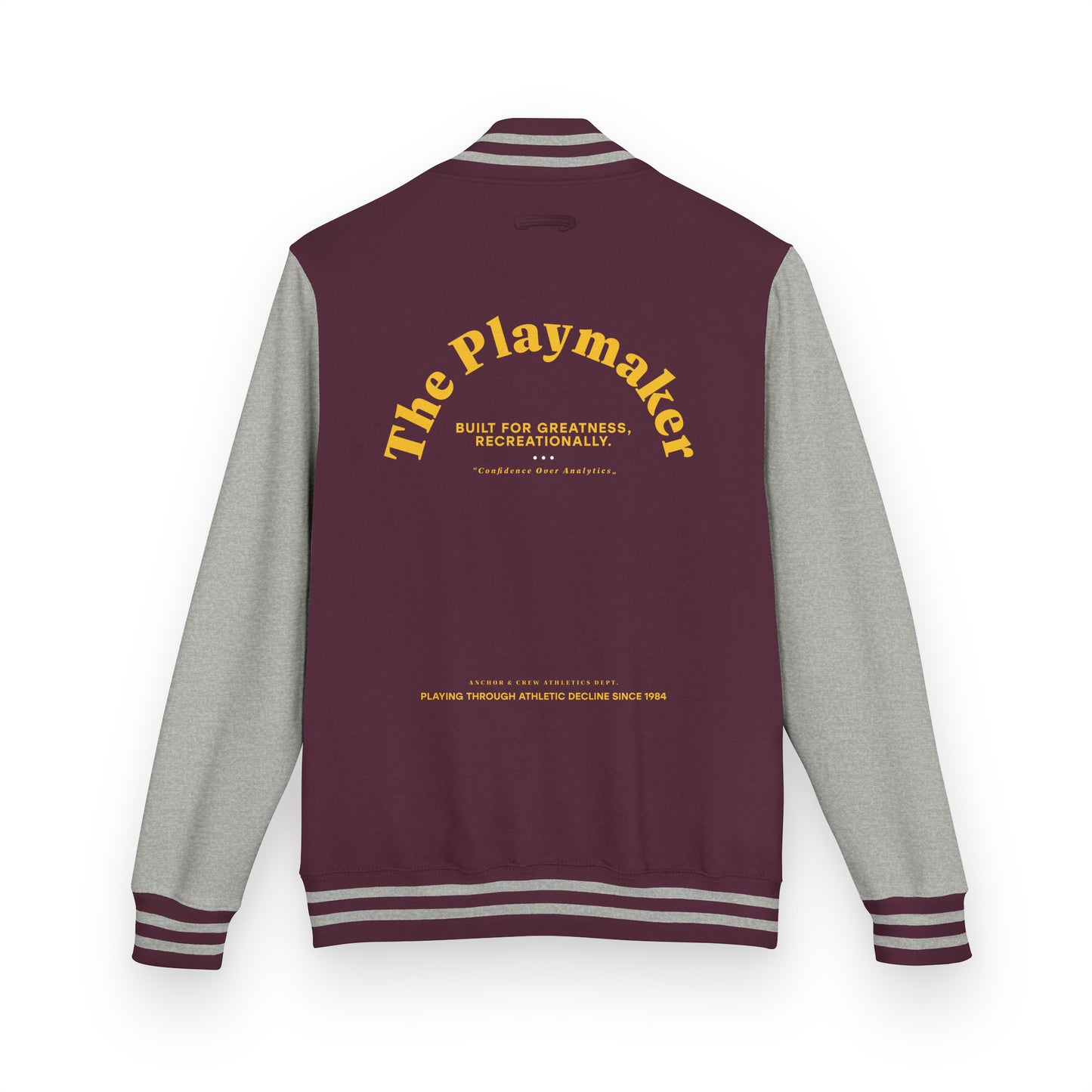 The Playmaker Basketball Club League Cotton Varsity Letterman Jacket