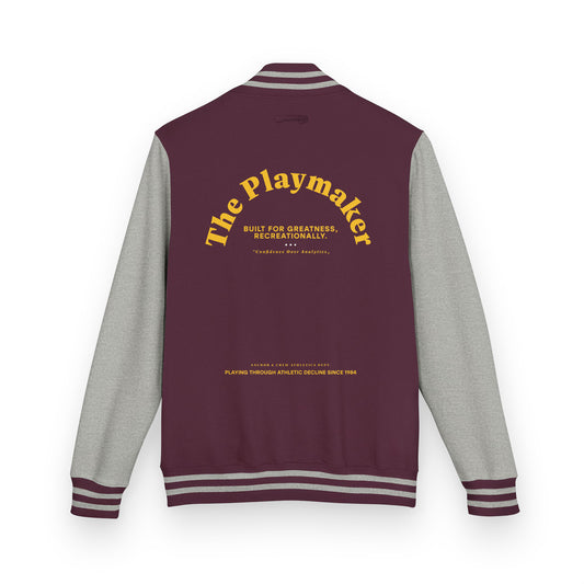 The Playmaker Basketball Club League Cotton Varsity Letterman Jacket