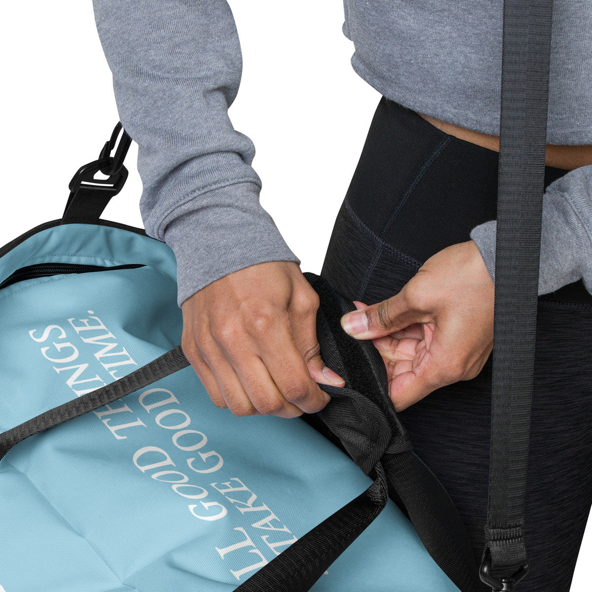 ANCHOR & CREW Cloud Thoughts Pattern Weekender Duffle Bag