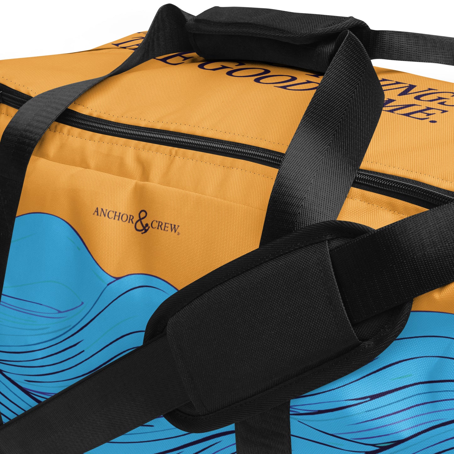 Deep Waves Pattern Weekender Duffle Bag