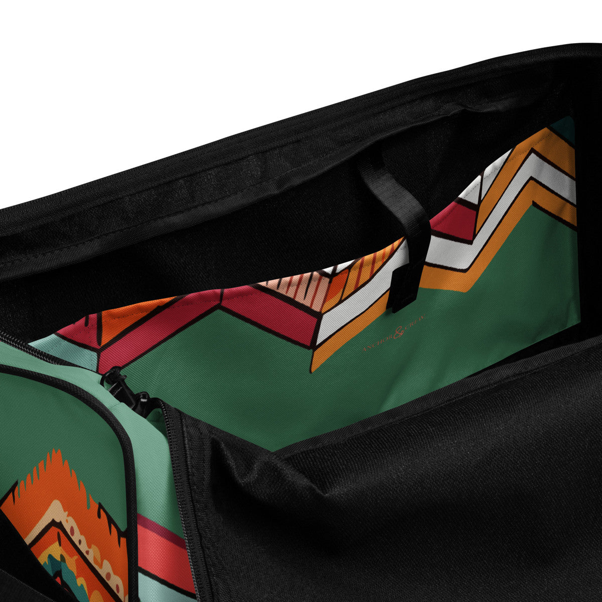 ANCHOR & CREW Vibrant Motif Pattern Weekender Duffle Bag