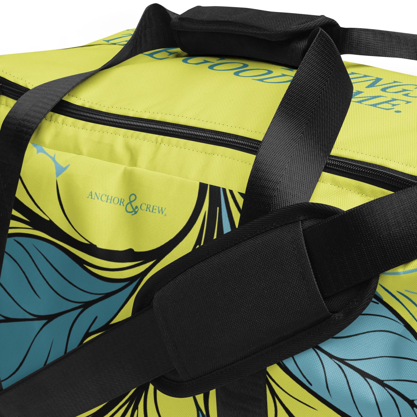 Exotic Leaves Pattern Weekender Duffle Bag