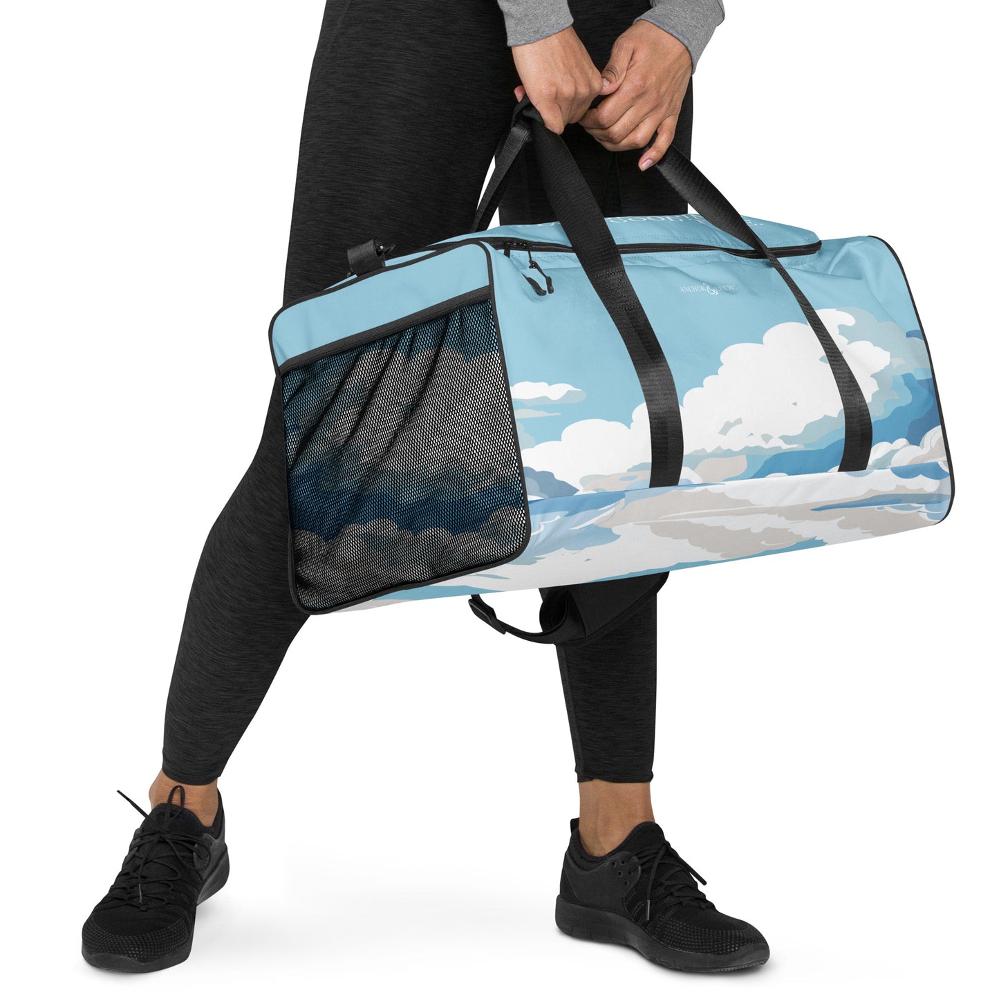 Cloud Thoughts Pattern Weekender Duffle Bag