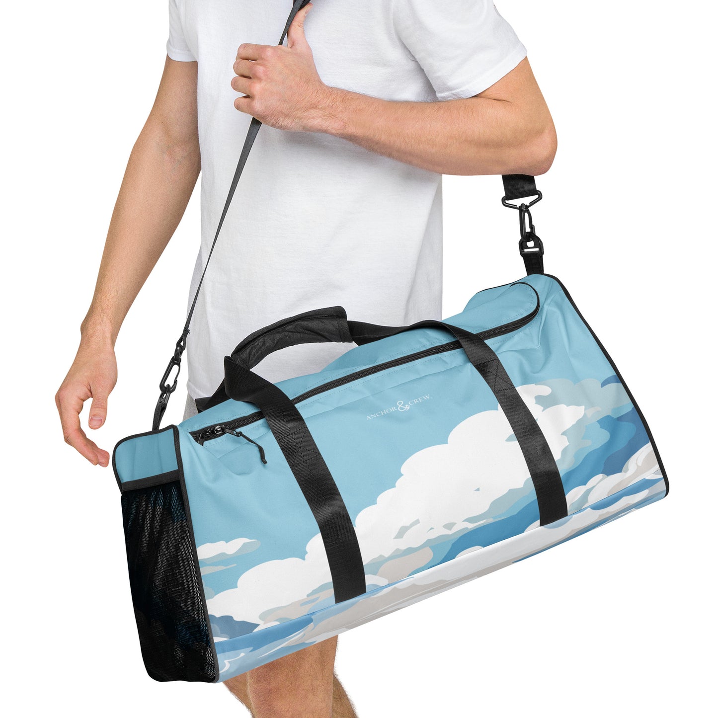 Cloud Thoughts Pattern Weekender Duffle Bag