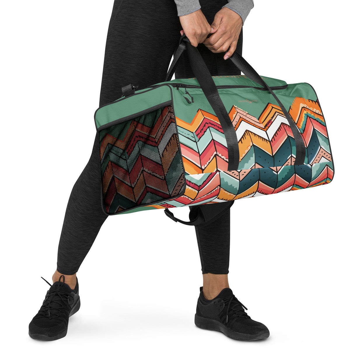 Vibrant Motif Pattern Weekender Duffle Bag